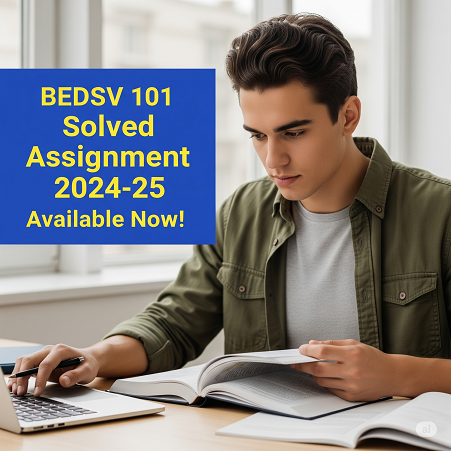 BEDSV 101 Solved Assignment 2024-25 in Hindi Free PDF